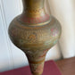 Brass etched details Vase