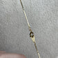 Dainty Gold tone Heart & faux pearl necklace