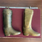 Vintage brass cowboy boot bookends