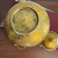 Brass with wooden handle Teapot India In good condition