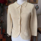 Vintage Baby Yellow knit 100% silk sweater