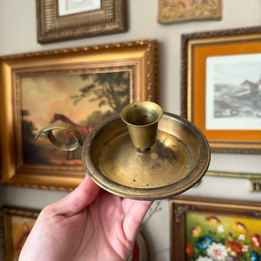 Vintage Brass Candleholder