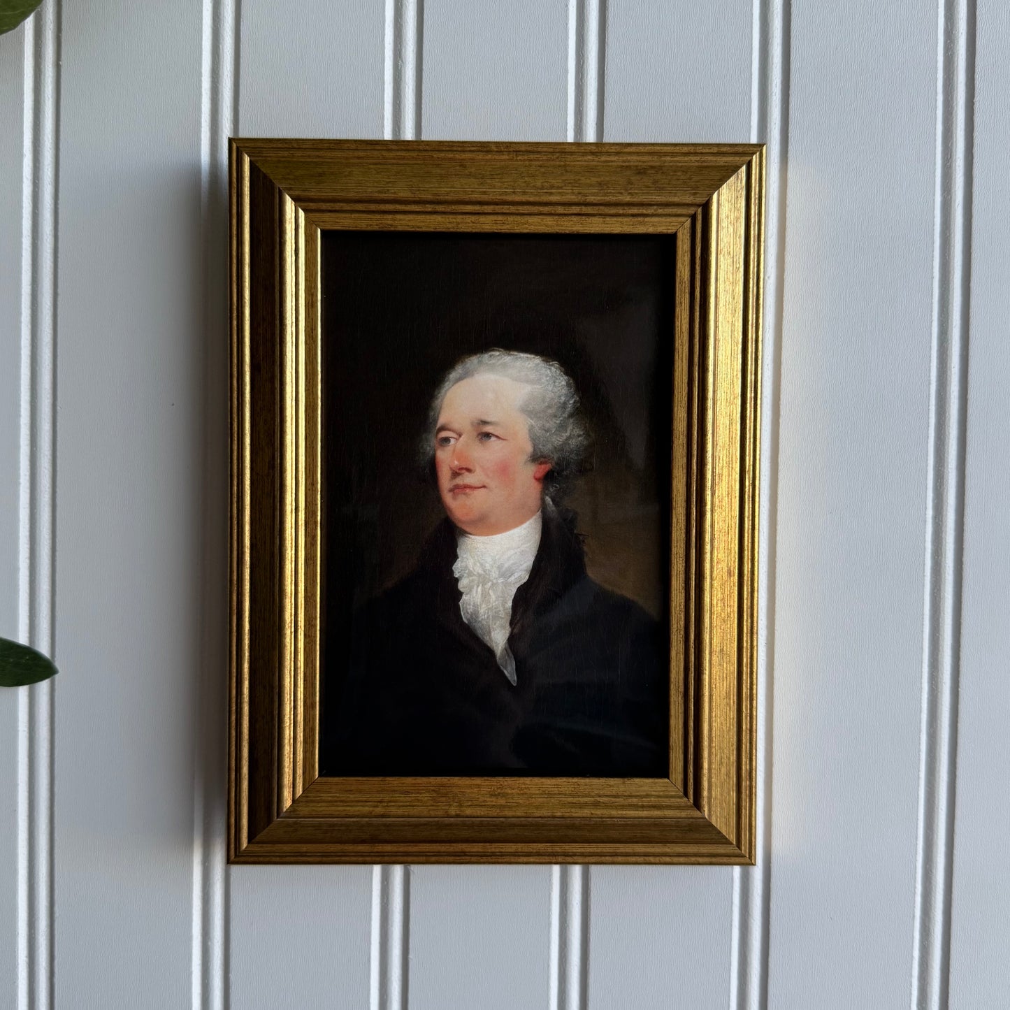 Vintage Hamilton Man portrait painting print gallery wall art