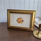 Vintage style yellow fish art print painting gallery wall