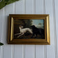 Vintage Style dogs playing art Print painting art Print gallery wall