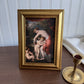 Vintage Style woman Venus and Cupid cherub landscape painting art PRINT gallery wall