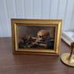 Vintage Style Skull on books art Print gallery wall