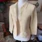 Vintage Baby Yellow knit 100% silk sweater