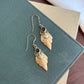 Vintage style Art Deco dangle earrings