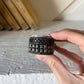 Etruscan Style Small Trinket Box with Blown Glass Cabochons