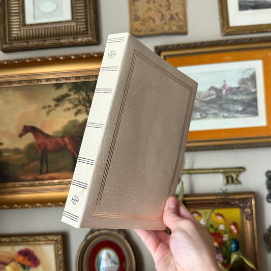 Vintage cream photo album