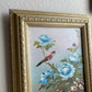 Bird with Blue flowers Painting