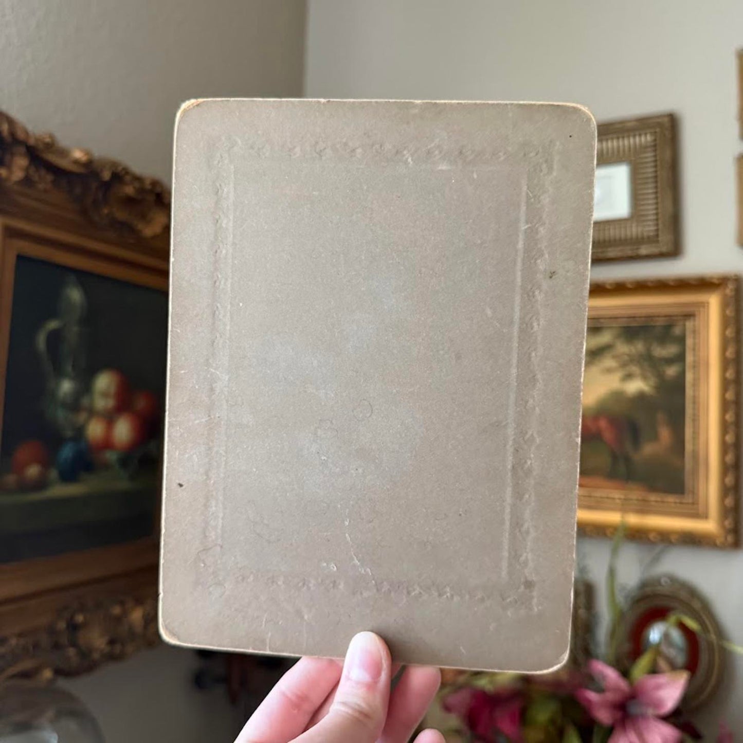 Vintage Photo of Man in Chair