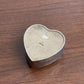 Silver Plated Heart Shaped Jewelry Box engraved Casandra