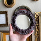 Purple plaster little circle Mirror