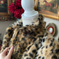 Carine Roitfeld x Uniqlo leopard faux fur coat