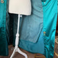 Vintage Turquoise Trench Coat