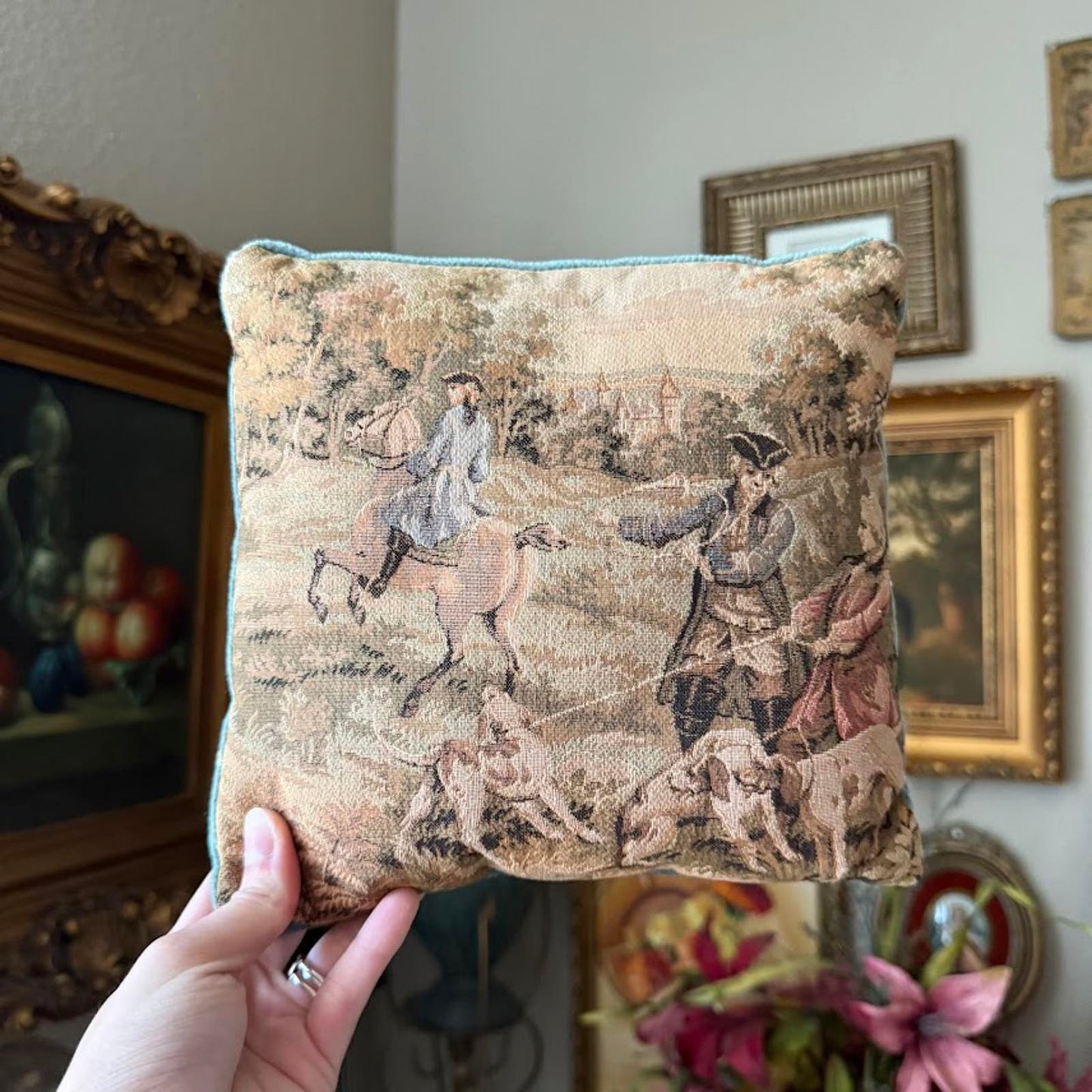 Vintage Decorative Tapestry Pillow