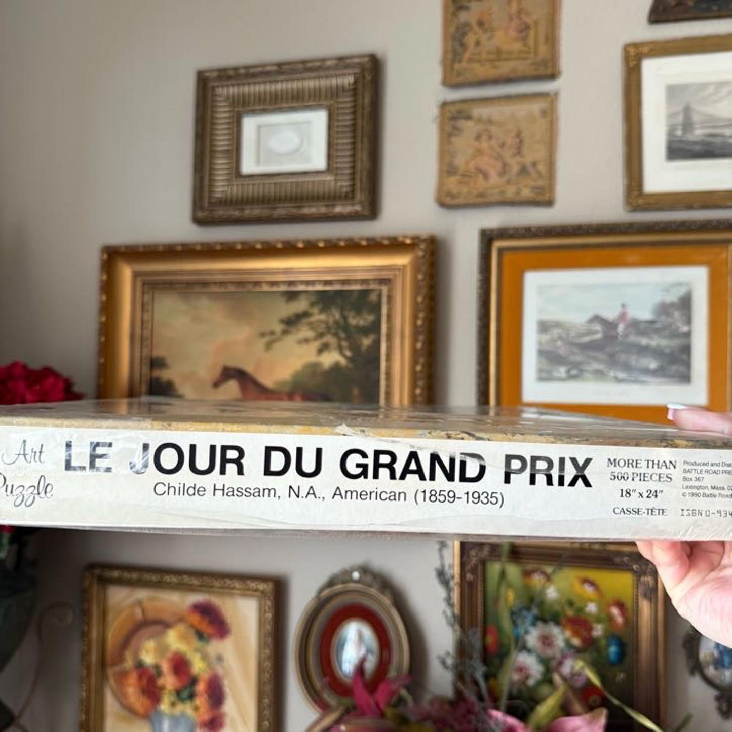 Le Jour Du Grand Prix Vintage Jigsaw Puzzle