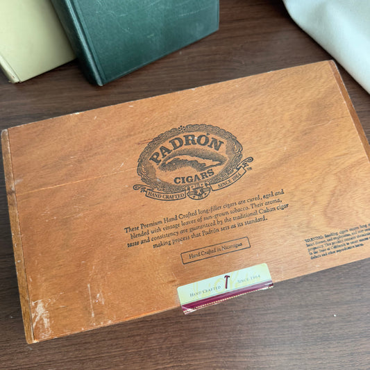 Wooden Padron cigar box