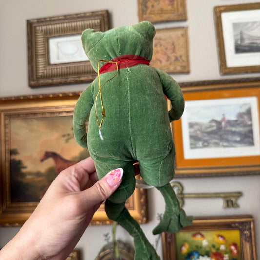 Vintage Prince Charming Frog Plush