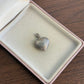 Vintage 925 Sterling Silver Etched Heart Locket pendant