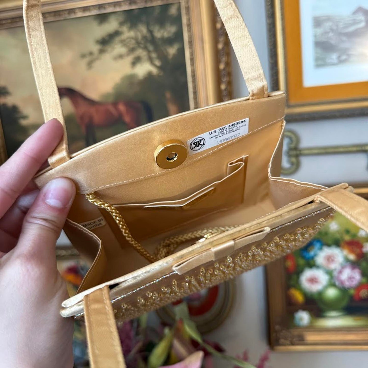 Vintage Valerie Stevens Sequin Bead Purse