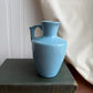 Vintage Frankoma Art Pottery Jug Pitcher Cruet Robin Blue