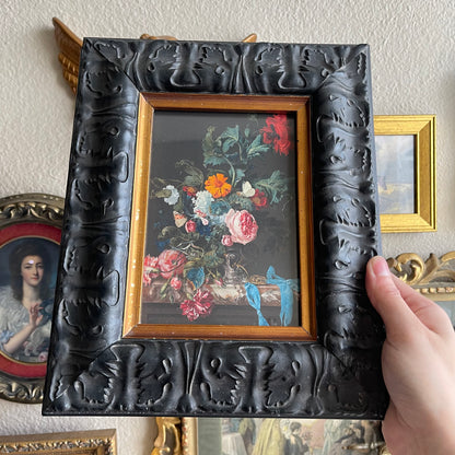 Vintage Inspired Dark Moody Art Print Framed