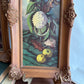 Ornate Picture Frame Floral & Fruit Print Set