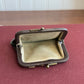 Vintage 1960’s Genuine Calf Leather Kiss Lock Coin Purse