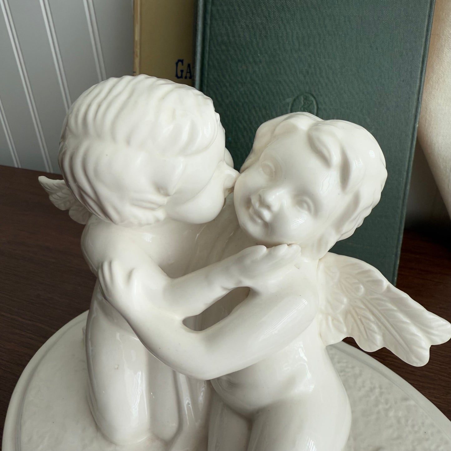 Ceramic cherubs