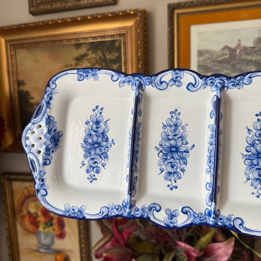Hand Painted Portugal Serving Dish