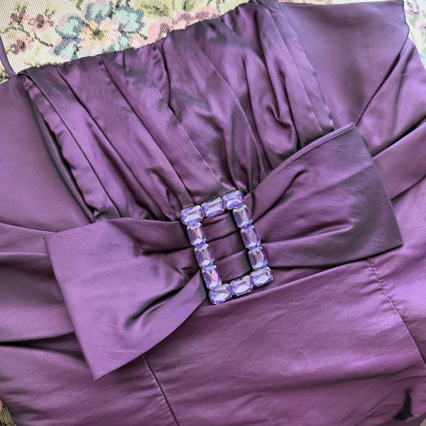 Vintage Purple Mini Dress