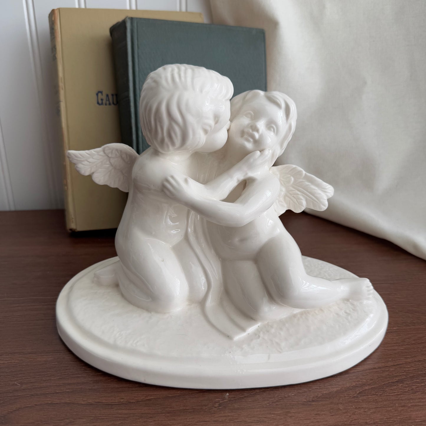 Ceramic cherubs