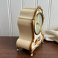 Vintage Floral Alarm Clock Germany