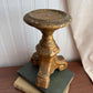 Ceramic Gold candle holder pedestal