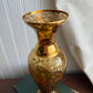 Gold Accent Flowers Bud Vase