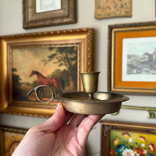Vintage Brass Candleholder