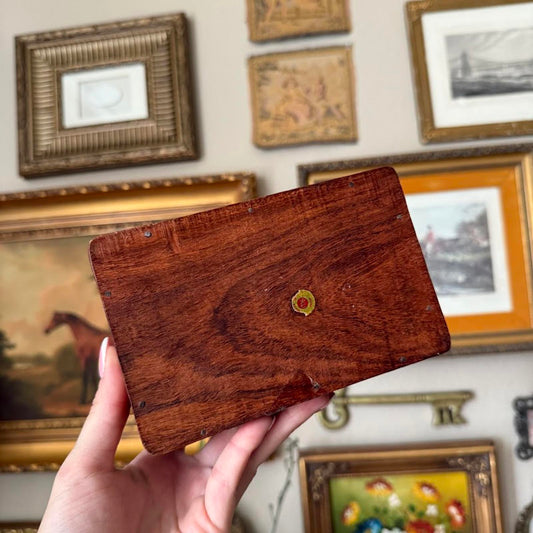 Vintage Wooden Trinket Box