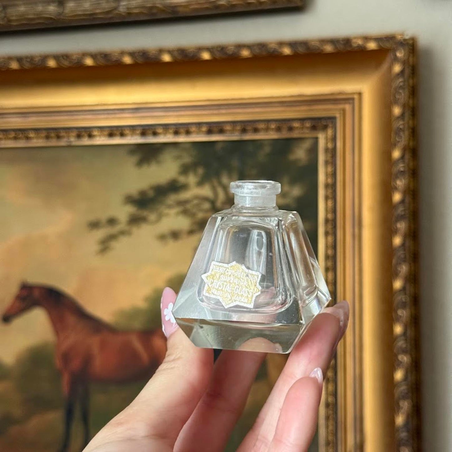 Vintage Glass Ink Wells