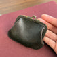 Vintage 1960’s Genuine Calf Leather Kiss Lock Coin Purse