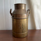 Vintage Brass Milk can Milk Jug