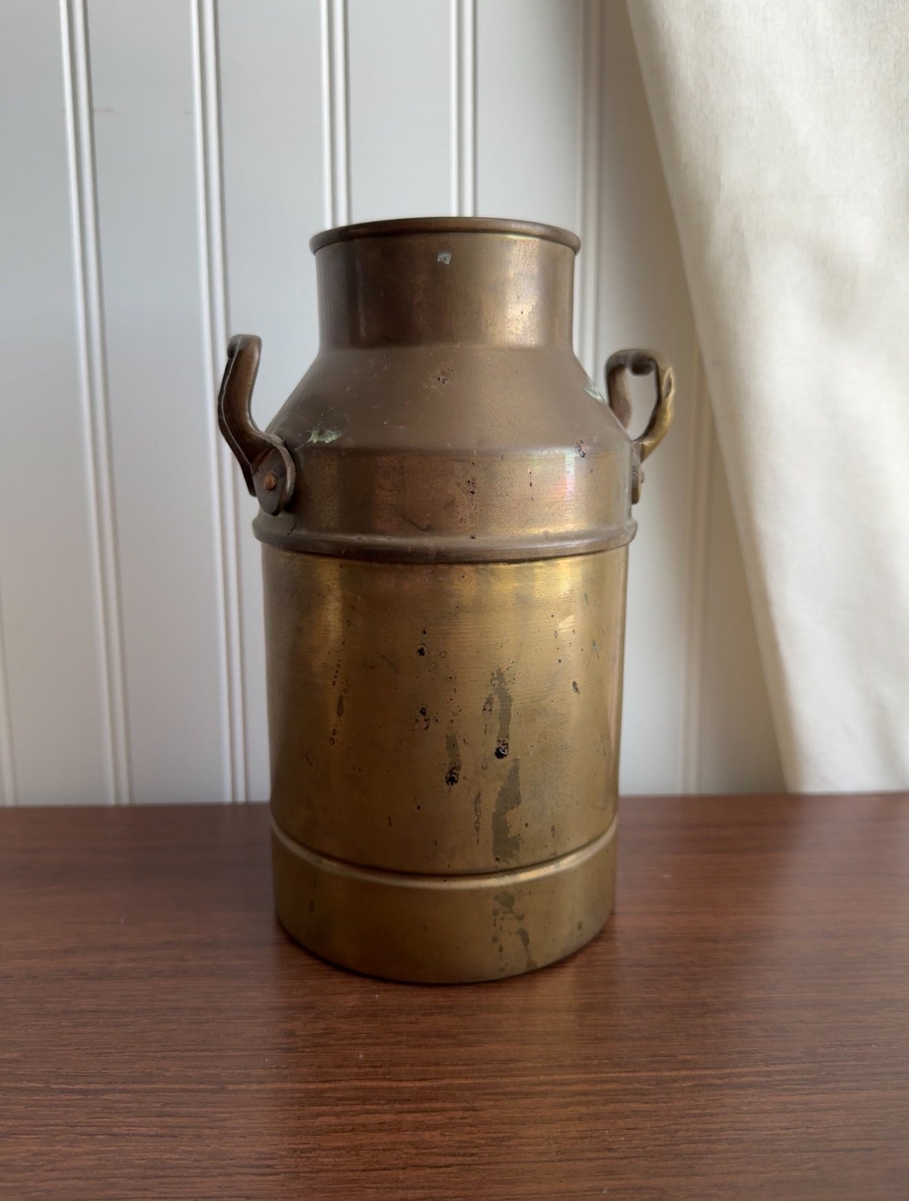 Vintage Brass Milk can Milk Jug