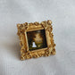 Vintage Style Resin ornate Mini ghost scenery art print Magnet