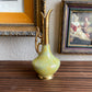 Vintage yellow pitcher bud vase