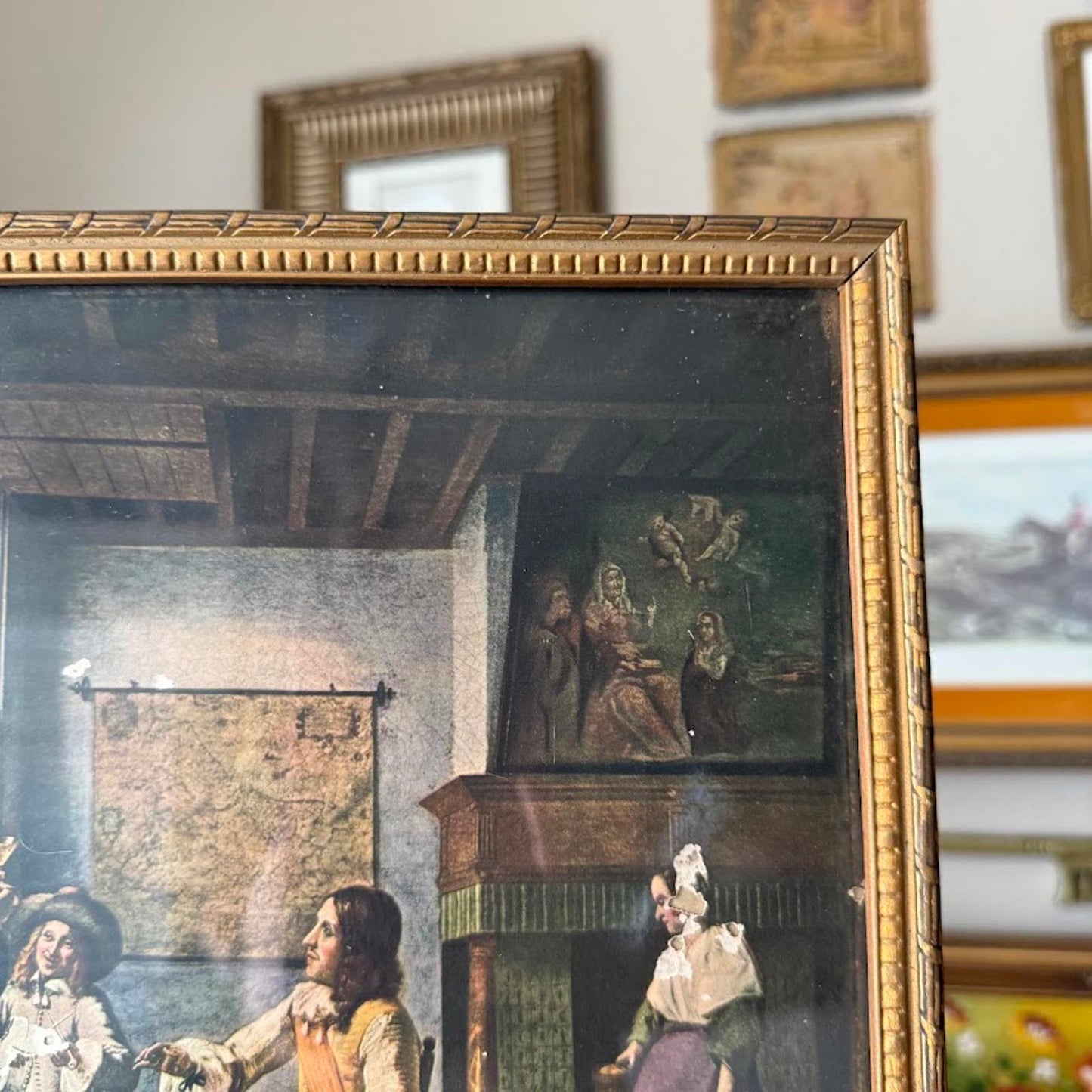 Vintage Wooden Frame Print