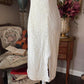 1960s style Vintage wedding Cream lace dress