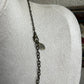Robert Rose Necklace Amber & Bronze Tone Drape Rhinestone Facted Drop Choker