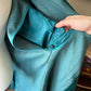 Vintage Turquoise Trench Coat